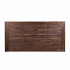 Nikay Outdoor Dining Table, Brown Acacia Wood, White, 71"