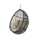 Jaya Outdoor Hanging Chair, Basket Khaki Brown Wicker, 47