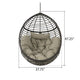 Jaya Outdoor Hanging Chair, Basket Khaki Brown Wicker, 47