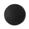 Outdoor Side End Table, 16" Lattice Pattern, Black Concrete