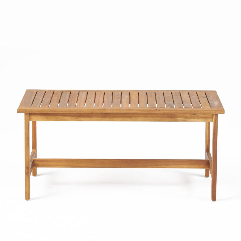 3pc Set with 2 Outdoor Club Chairs and Coffee Table in Acacia Wood BM323656