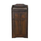 Homestead Trash Box 34 Inch Tall Rough Sawn Mahogany Dark Brown by Casagear home BM323736