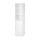 Cabe Tall Bathroom Linen Cabinet 3 Shelves 1 Door White