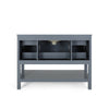 Rizy Bathroom Vanity Base, 5 Drawers, Shelf, 48'' Gray Wood