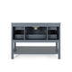 Rizy Bathroom Vanity Base, 5 Drawers, Shelf, 48'' Gray Wood
