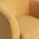 Accent Chair, 31" Round Armrest Design, Rich Mustard Yellow