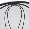 Fireplace Screen, 3 Panel 57" Scrolled Mesh Black Iron