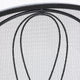 Fireplace Screen, 3 Panel 57" Scrolled Mesh Black Iron