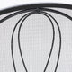 Fireplace Screen 57 Inch 3 Panel Scrolled Mesh Black Silver Iron BM323821