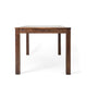 Feya Outdoor Dining Table, 69" Rectangular Brown Acacia Wood