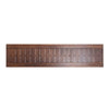 Feya Outdoor Bench Set of 2, 62" Smooth Brown Acacia Wood