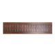 Feya Outdoor Bench Set of 2, 62" Smooth Brown Acacia Wood