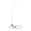 Hanging Hammock Chair Stand, 80 Inch Tall White Iron Frame Hanger Base