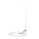 Hanging Hammock Chair Stand, 80 Inch Tall White Iron Frame Hanger Base