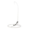 Hanging Hammock Chair Stand, 80 Inch Tall White Iron Frame Hanger Base