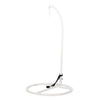 Hanging Hammock Chair Stand, 80 Inch Tall White Iron Frame Hanger Base