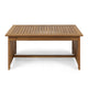 Gerry Outdoor Coffee Table, 40" Rectangular, Brown Wood