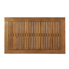 Gerry Outdoor Coffee Table, 40" Rectangular, Brown Wood