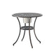 Outdoor Bistro Table Set with 2 Chairs and an Ice Bucket Coppertone BM323848