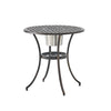 Outdoor Bistro Table Set, 2 Chairs, Ice Bucket, Copper