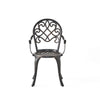Outdoor Bistro Table Set, 2 Chairs, Ice Bucket, Copper