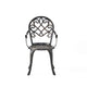 Outdoor Bistro Table Set, 2 Chairs, Ice Bucket, Copper