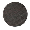 Loco Outdoor Side Table, Hourglass 20'' Brown Rattan Wicker
