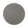 Outdoor End Table 16 Inch Round Gray Faux Concrete w White Pattern BM323898