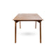 Outdoor Dining Table, 69'' Rectangular, Brown Acacia Wood