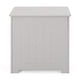 Tomo Laundry Hamper Bathroom Cabinet Flip Top Storage Gray BM323929
