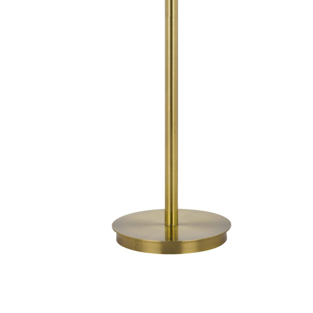 Sty 63 Inch Task Floor Lamp Swivel Brass Shade Angled Metal Pole BM323939