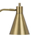 Sty 24 Inch Task Table Lamp Swivel Brass Shade Angled Thin Metal Pole BM323941