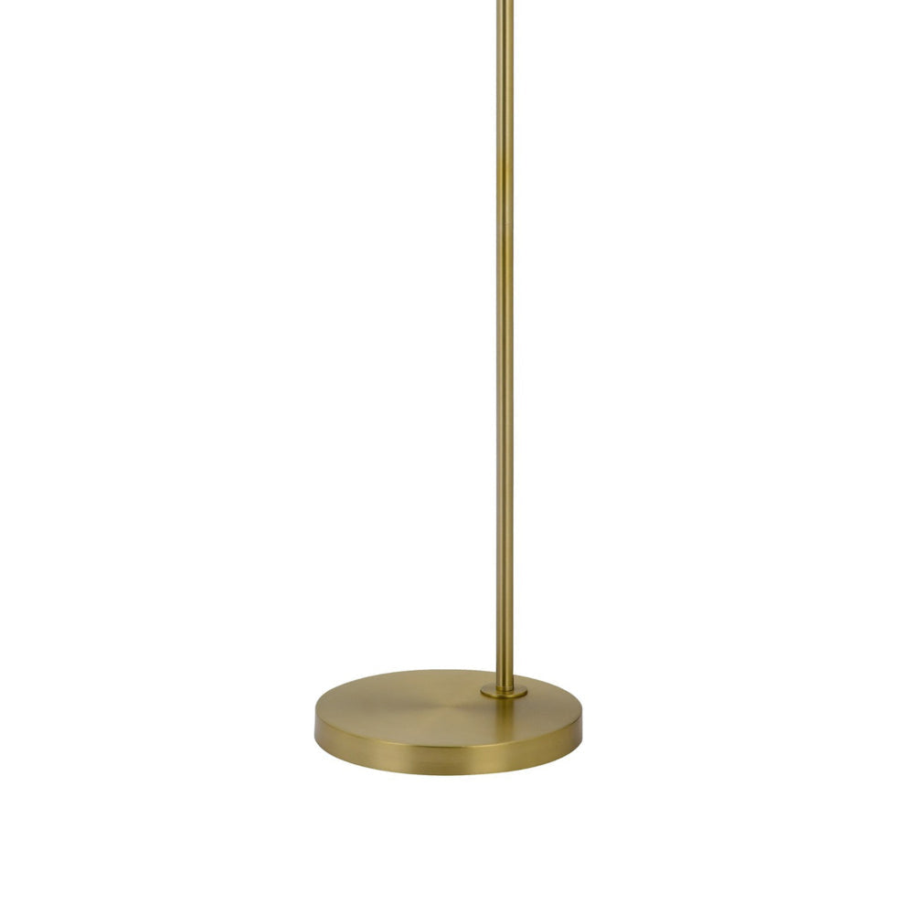 Ashy 68 Inch Task Floor Lamp Gooseneck LED White Shade Gold Arc Pole BM323943