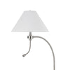 Ashy 68 Inch Floor Lamp Gooseneck LED White Shade Bronze Arc Pole BM323944