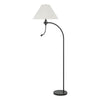 Ashy 68 Inch Floor Lamp Gooseneck LED White Shade Brass Arc Pole BM323945