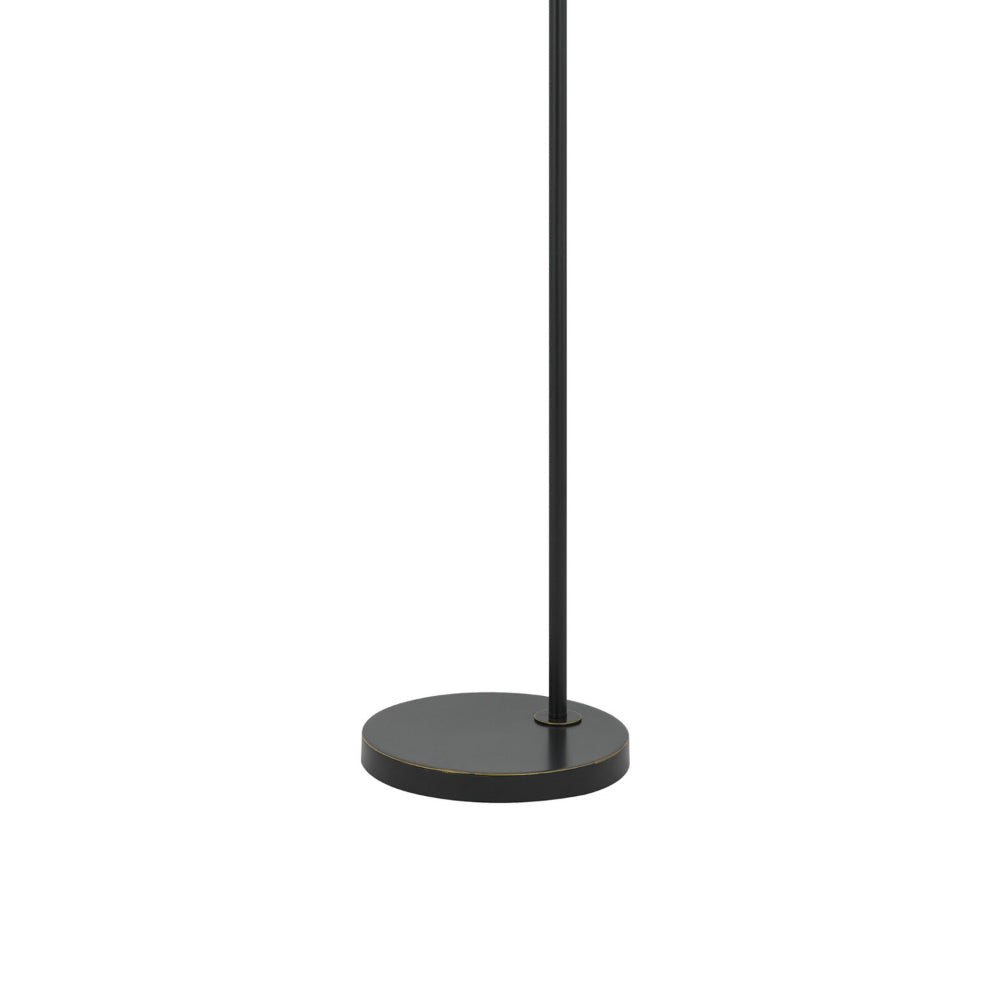 Ashy 68 Inch Floor Lamp Gooseneck LED White Shade Brass Arc Pole BM323945
