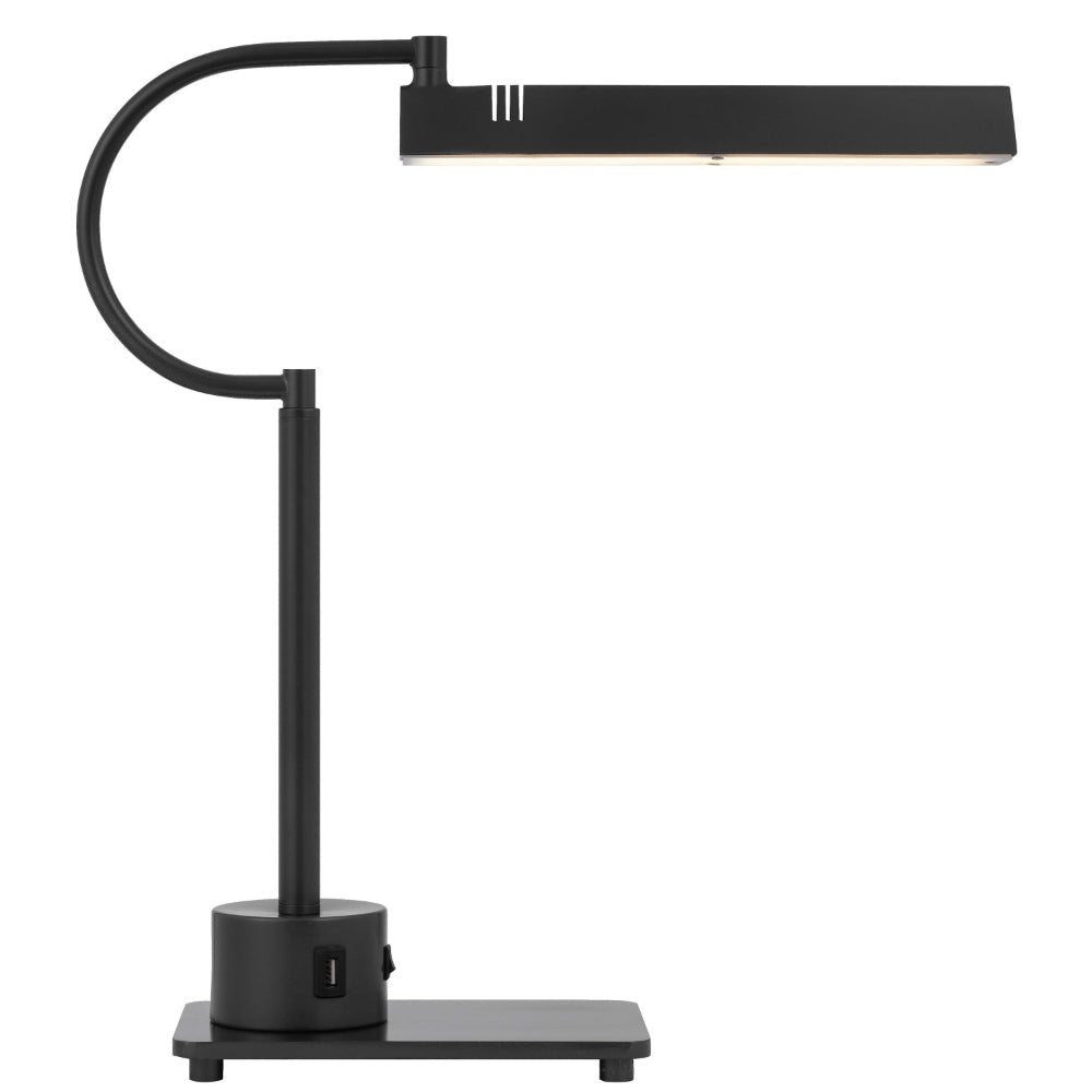 Hoso 18 Inch Desk Lamp 2 USB Ports AdjusDesk Brass Metal Frame BM323948