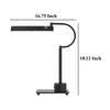 Hoso 18 Inch Desk Lamp 2 USB Ports AdjusDesk Brass Metal Frame BM323948