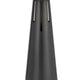 Tiy 30 Inch Table Lamp White Hardback Drum Shade Gray Iron Cone Base BM323949