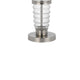 Maci 29 Inch Table Lamp Accent Crackled Clear Glass White Drum Shade BM323950