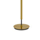 Siu 60 Inch Floor Lamp Gold Metal Pole w Finial Tip Black Shade BM323951