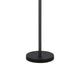 Loga 56 Inch Floor Lamp with Adjustable Cage Style Shade Black Iron BM323962