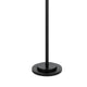 Lany 73 Inch Floor Lamp 3 Hanging Lantern Style Shades Black Iron BM323964