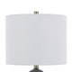 Lomy 26 Inch Table Lamp Set of 2 Stacked Ball Gray Black White Shade BM323965