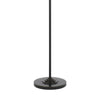 Tomi 63 Inch Floor Lamp Double Swing Arm Bronze Metal White Shade BM323972