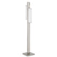 Mora Floor Lamp w Dimmer Switch, 2 Ports, Dual LED, Chrome 61 Inch