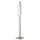 Mora Floor Lamp w Dimmer Switch 2 Ports Dual LED Chrome 61 Inch BM323984