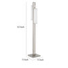 Mora Floor Lamp w Dimmer Switch 2 Ports Dual LED Chrome 61 Inch BM323984