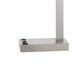 Nacy Table Lamp 1 Power Outlet and USB Port Chrome Steel 25 Inch BM323986