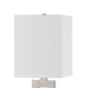 Arny Table Lamp 1 Outlet 2 USB Slim Cutout Steel Base 24 Inch BM323989
